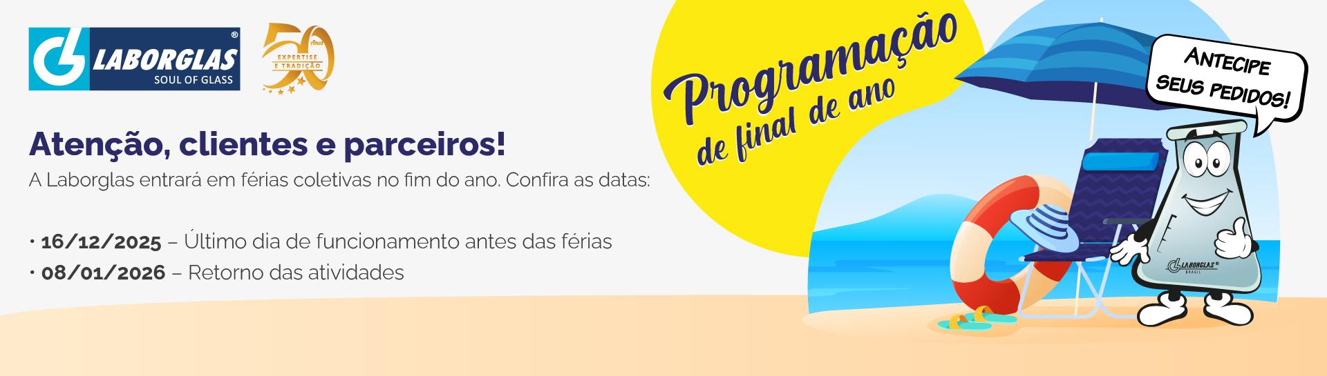 Programação Final de Ano Laborglas - A empresa Laborglas Indústria e Comércio de Vidrarias para Laboratório LTDA é uma empresa brasileira com at...Saiba mais.