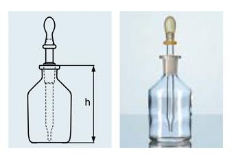 Duran Aspirator (LEVELLING) Bottle with Plain Neck and Bottom Sidearm2