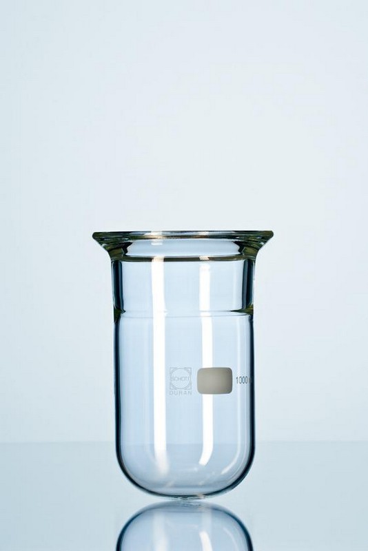 Reator de vidro com flange esmerilhada Schott