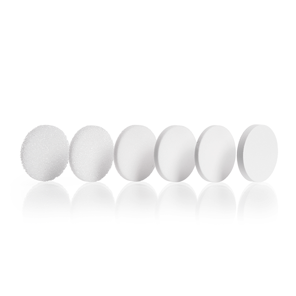 Placa porosa (filtrante), schott porosidade 0, 1, 2 ou 3