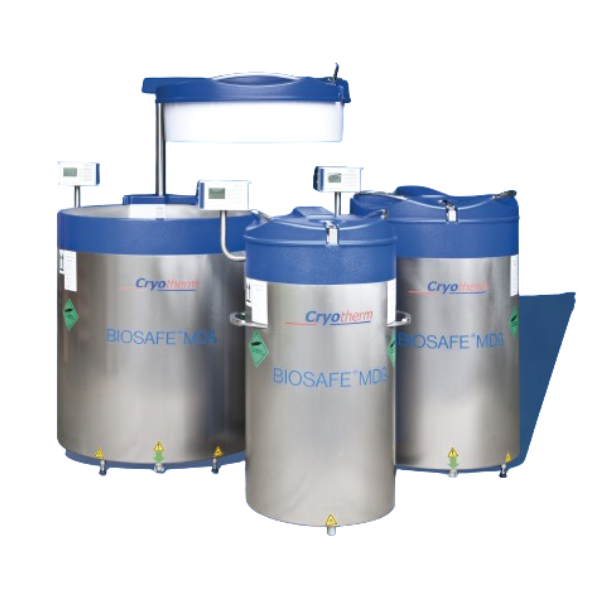 Recipiente criogênico tipo BIOSAFE